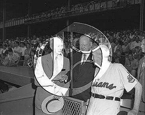 Connie Mack, Herbert Hoover and Cy Young55N0185